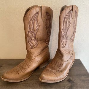 Light Brown Cowboy Boots